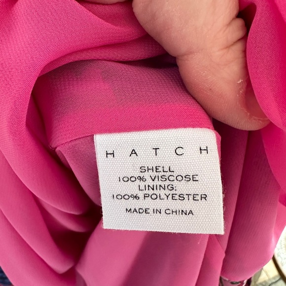 EUC Hatch The Freya Maternity Smocked Long Sleeve Dress Pink Queen Floral 2 M - Picture 9 of 10